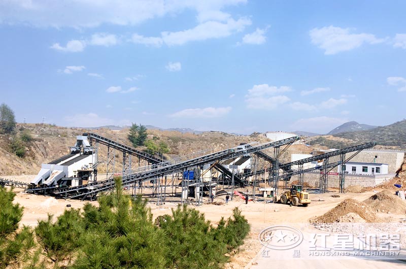 制砂生產線現場實拍 制砂生產線現場實拍