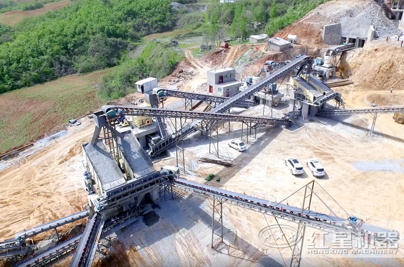 石料廠生產線現場實拍 石料廠生產線現場實拍