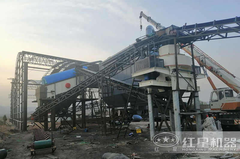 沖擊式制沙設備應用生產現場 沖擊式制沙設備應用生產現場