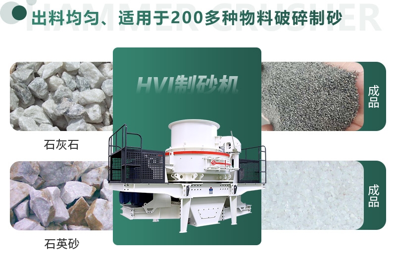制沙機(jī)的適用物料眾多且粒型較好 制沙機(jī)的適用物料眾多且粒型較好